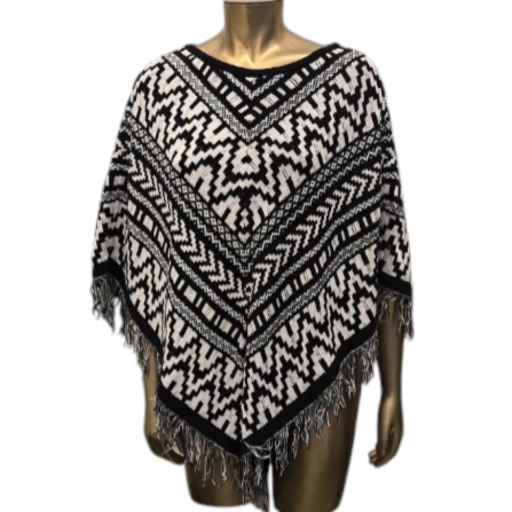 Patterned Poncho